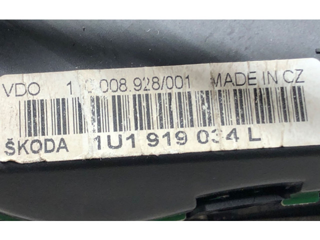 Панель приборов Skoda Octavia Mk1 (1U)