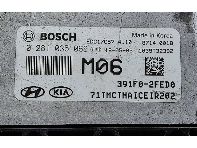 Блок управления двигателя 391702A600, EDC17057   KIA Sorento