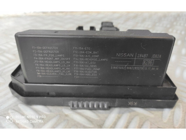 Pojistková skříňka 284B7JD02A Nissan Qashqai 2009