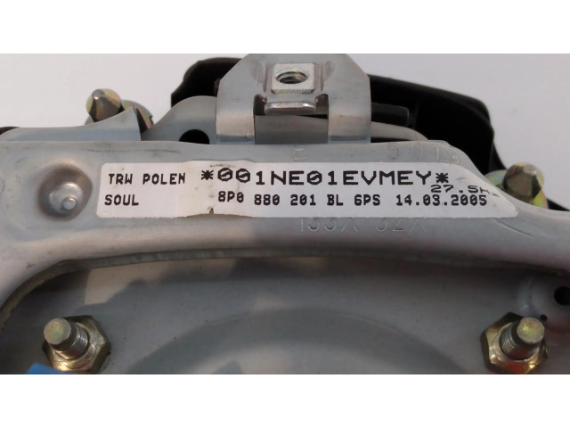 Подушка безопасности водителя 8P0880201BL, E1-B6-50-1 Audi A3 S3 8P