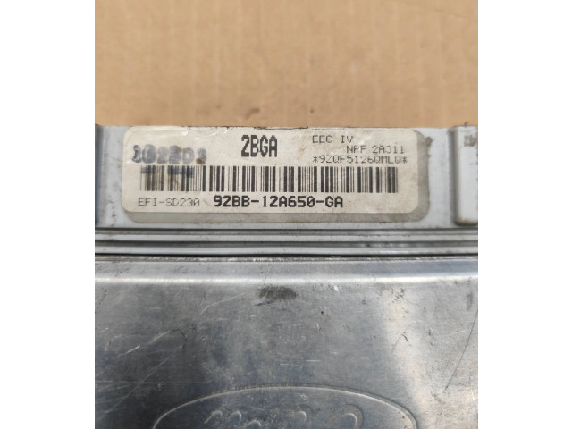 Блок управления двигателя 92BB12A650GA, EF1SD230 Ford Scorpio