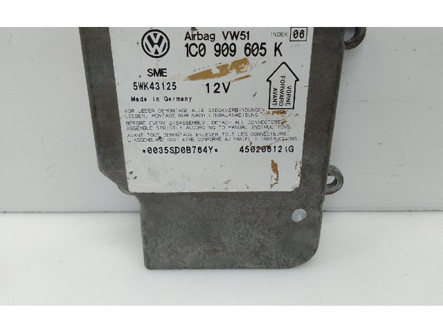 Блок подушек безопасности 1C0909605K   Skoda Fabia Mk2 (5J)