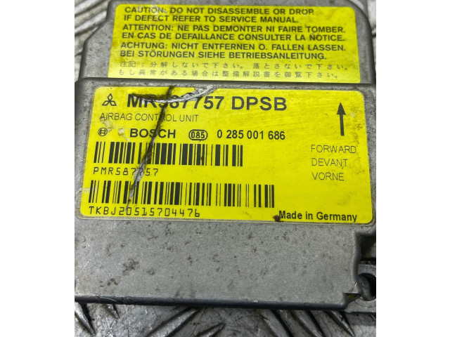 Блок управления надувных подушек 0285001686, PMR587757 Mitsubishi Colt