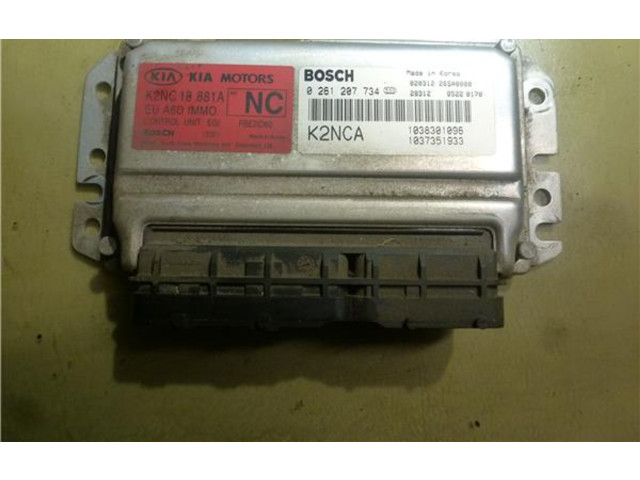 Блок управления двигателем Блок управления K2NC18881A, 261207734   KIA Shuma