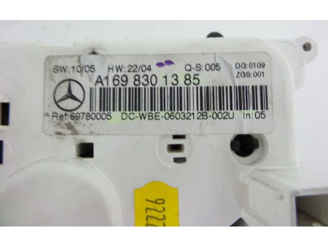 Блок управления климат-контролем    Mercedes-Benz A W169
