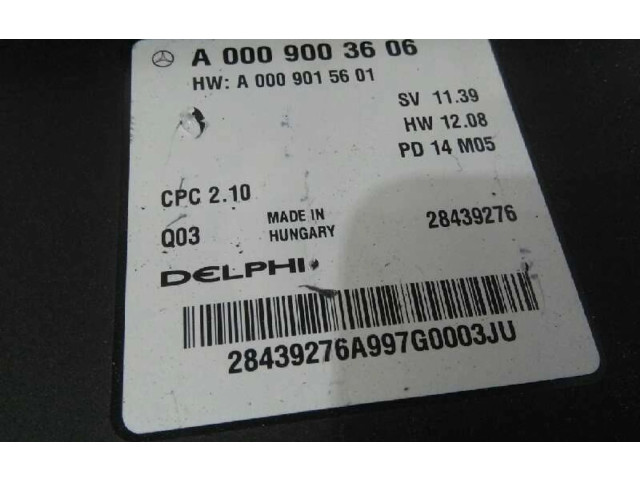 Řídící jednotka A0009003606, A0009003606 Mercedes-Benz GLA W156 2014