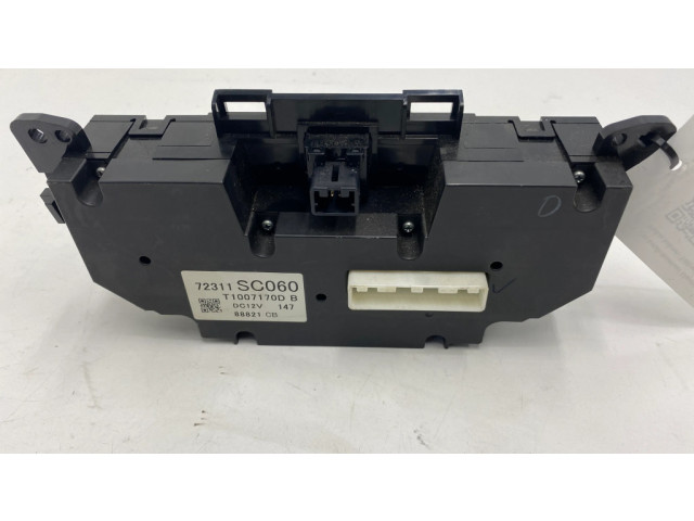 Блок управления климат-контролем 72311SC060, T1007170D Subaru Forester SH