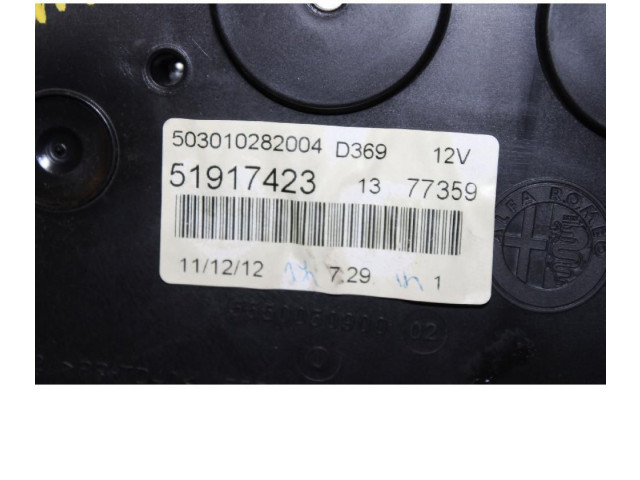 Přístrojová deska  Fiat Punto (199) 2012 51917423  