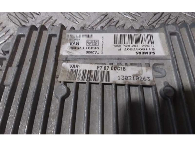 Блок управления коробкой передач 9649117580   Citroen C5