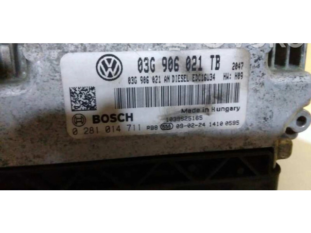 Řídící jednotka 0281014711BOSCH Skoda Octavia Mk2 (1Z)