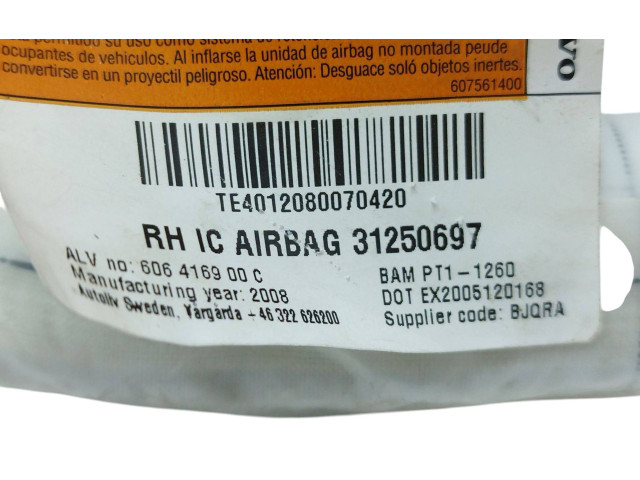 Боковая подушка безопасности 31250697, 606416900C   Volvo V70