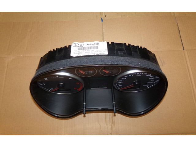 Панель приборов 8p0920931 Audi A3 S3 A3 Sportback 8P