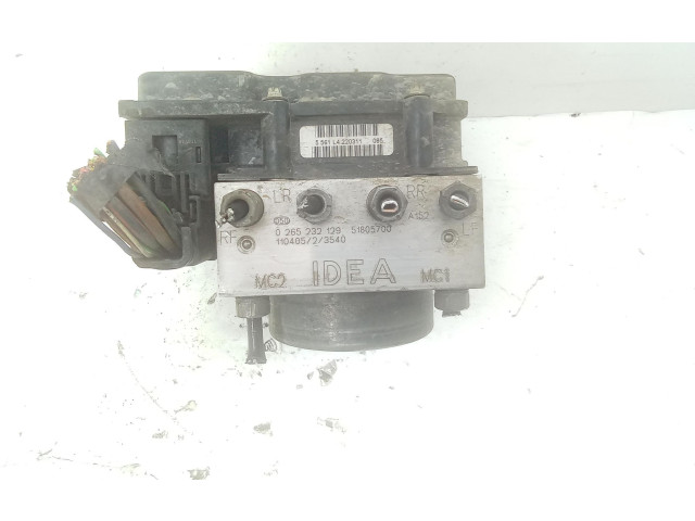 Блок управления АБС 0265232129, 0265232129 Fiat Idea