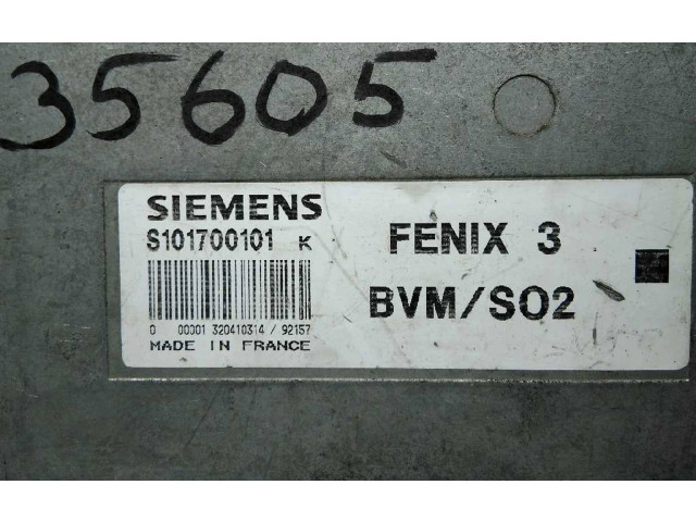 Блок управления двигателя S101700101K, 35605   Peugeot 605