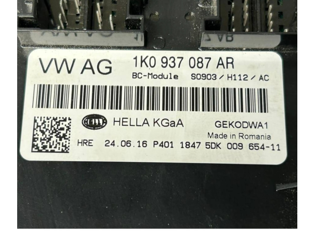 Блок комфорта 1K0937087AR, 5DK00965411 Skoda Yeti (5L)