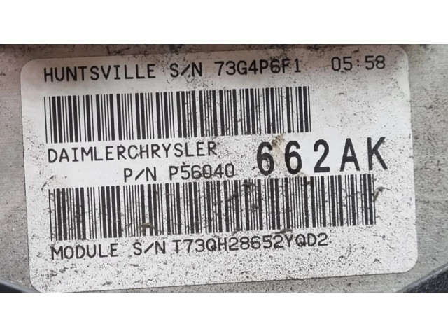 Блок комфорта P56050147AK, P56040662AK   Jeep Grand Cherokee (WK)   