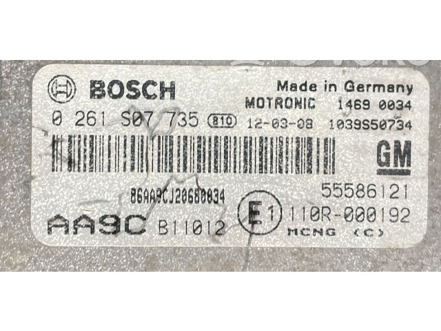 Řídící jednotka 0261S07735, 0261S07735 Opel Zafira B 2007