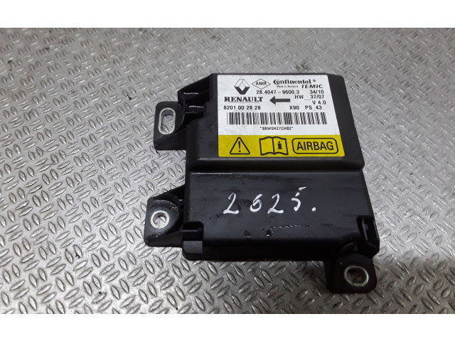 Блок подушек безопасности 28404796003, 8201002828 Dacia Logan I