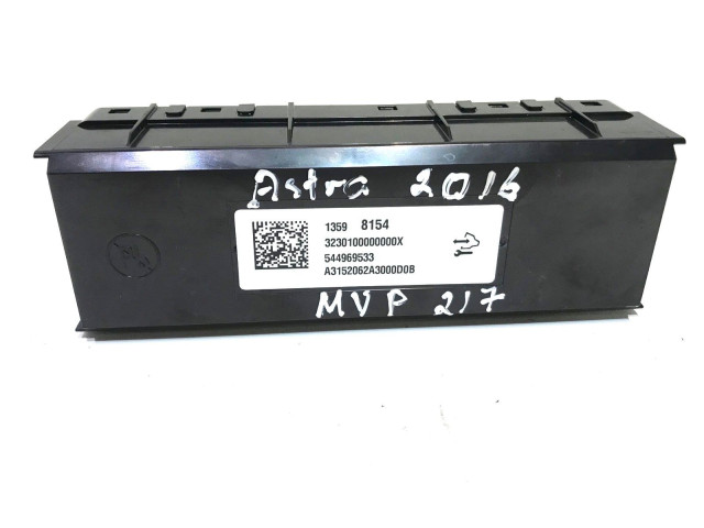 Блок управления климат-контролем 13598154 Opel Astra K