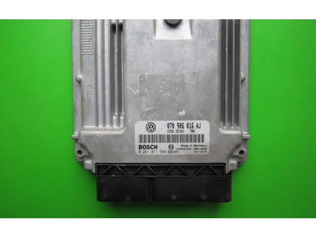 Řídící jednotka 070906016AJ, 0281011568 Volkswagen Transporter - Caravelle T5 2004