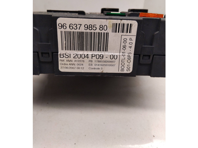 Блок управления 9663798580, 0141625310507   Citroen C4 I