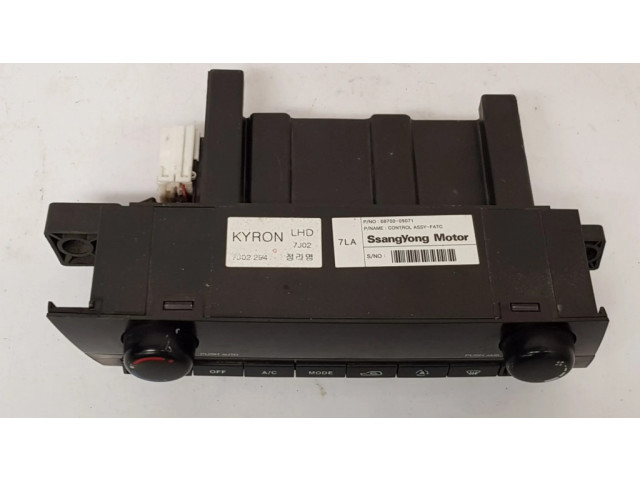 Блок управления климат-контролем 6870009071, 7J02294 SsangYong Actyon sports I