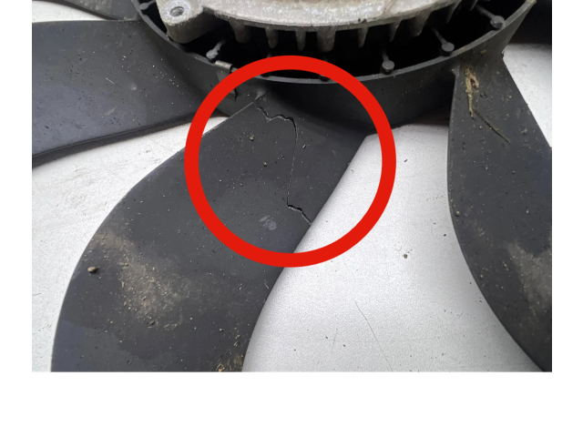 Вентилятор радиатора     7P6121203A, 7726042601    Volkswagen Touareg II 