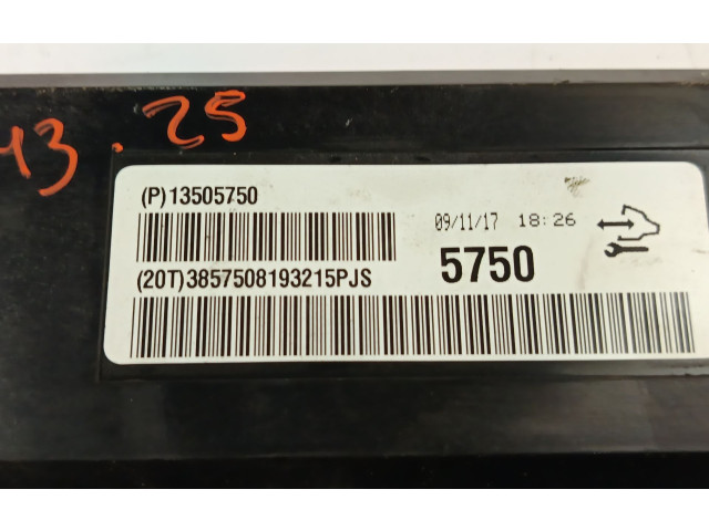 Блок управления 13505750   Chevrolet Cruze