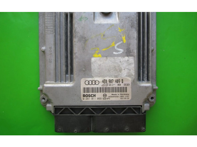 Řídící jednotka 4E0907409B, 0281011099 Audi A8 S8 D3 4E 2003