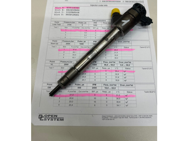 Форсунка 0445110955, 9828959880    Peugeot 2008 I   