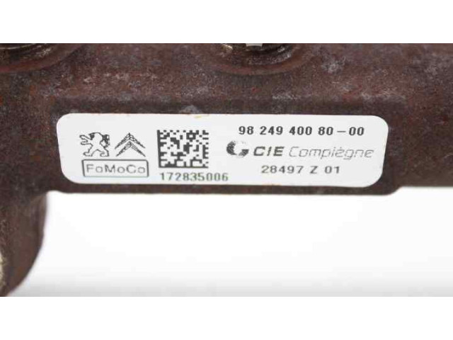 Топливная рампа 9824940080, 9676643880   Citroen C4 II Picasso  