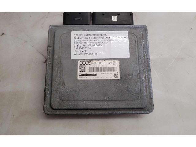 Турбина Блок управления двигателя Audi A1 03F906070GN, 03F906070GN для CBZA