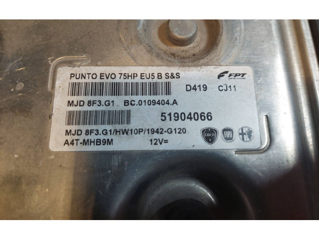 Řídící jednotka 51904066, HW010P Fiat Punto Evo 2012