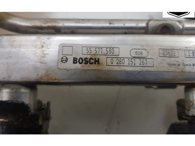 Vstřikovací lišta 55577580, 0280158205 Opel Astra J B14NET(Euro 6)