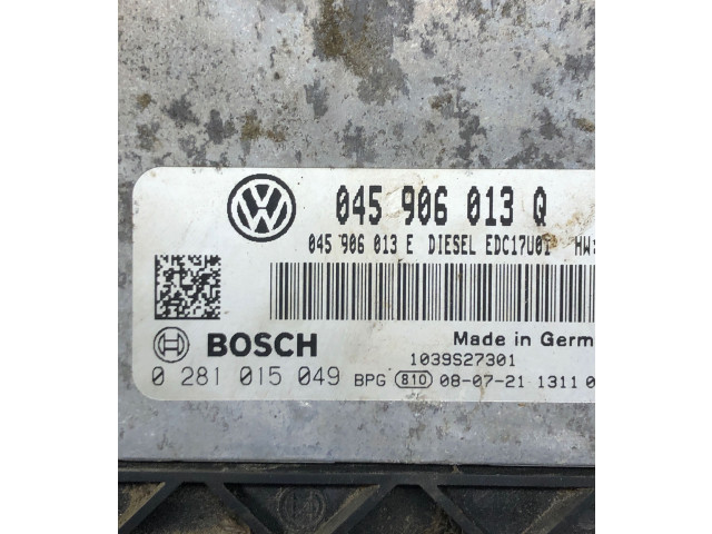 Блок управления двигателя 045906013Q, 045906013E Skoda Fabia Mk2 (5J)