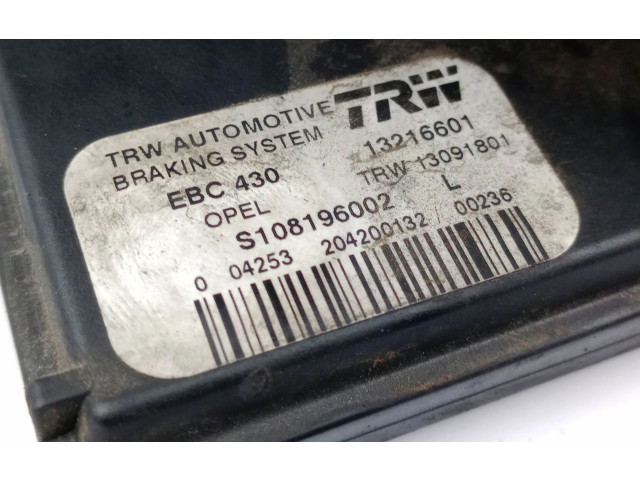 Блок управления АБС 13216601, 13091801 Opel Vectra B