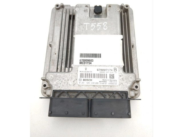 Řídící jednotka 670009683, 670007174 Maserati Quattroporte 2014