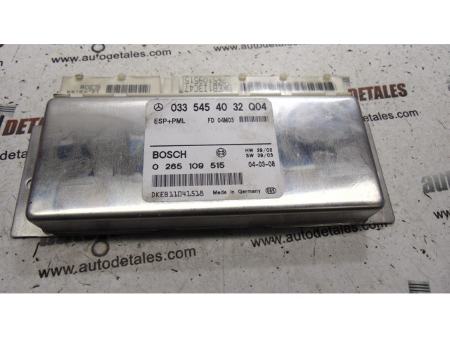 ESP (stabilumo sistemos) valdymo blokas