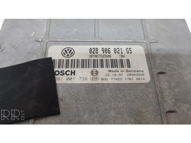 Řídící jednotka 028906021GS, 0281001738 Audi A4 S4 B5 8D 1996