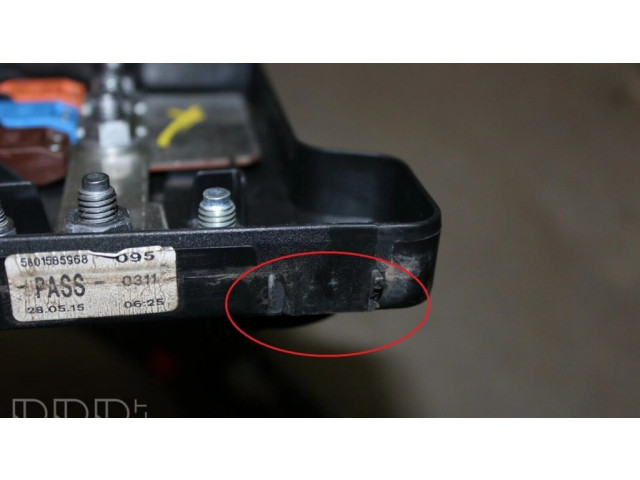 Узел подключения плюсовых проводов