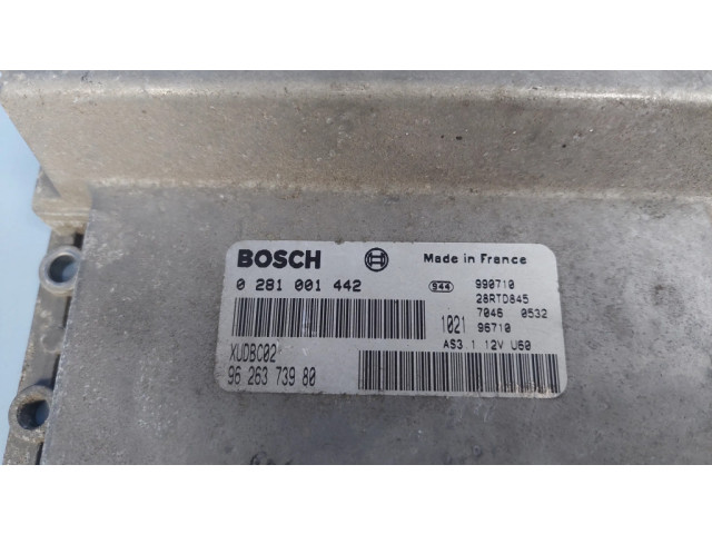 Блок управления двигателя 9626373980, 0281001442   Citroen Jumpy