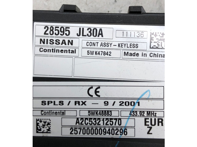 Блок управления 28595JL30A, 5WK47842   Infiniti FX