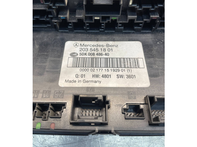 Pojistková skříňka 2035451801, 5DK00848640 Mercedes-Benz C W203 2000