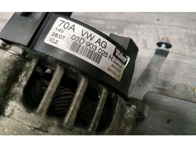 Генератор 03D903025H   Skoda Fabia Mk2 (5J)      