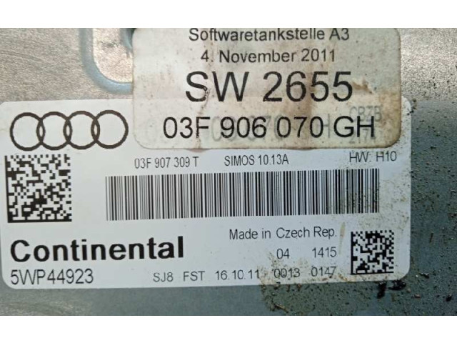 Блок управления двигателя 03F906070GH, 03F907309T Audi A3 S3 8P
