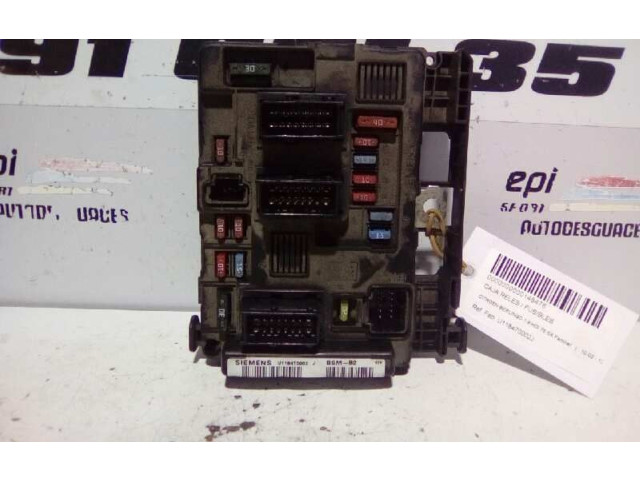 Pojistková skříňka Řídící jednotka BSM U118470002J, 9650618580 Citroen Berlingo 2007