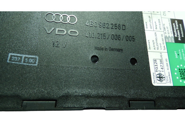 Блок комфорта 4B0962258D   Audi A6 S6 C5 4B   