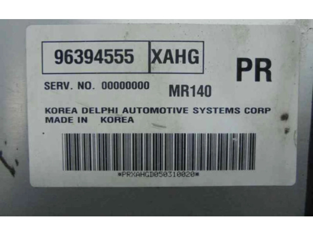 Блок управления двигателем Блок управления 96394555   Chevrolet Rezzo