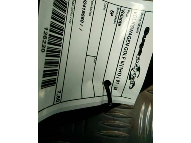 Руль Volkswagen Golf III  1992 - 1997 года 1H0419660      