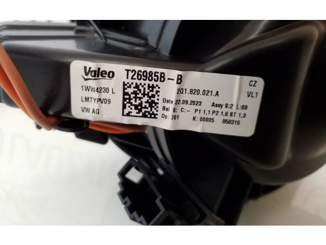 Вентилятор печки 2Q1820021A, T26985B Skoda Kamiq